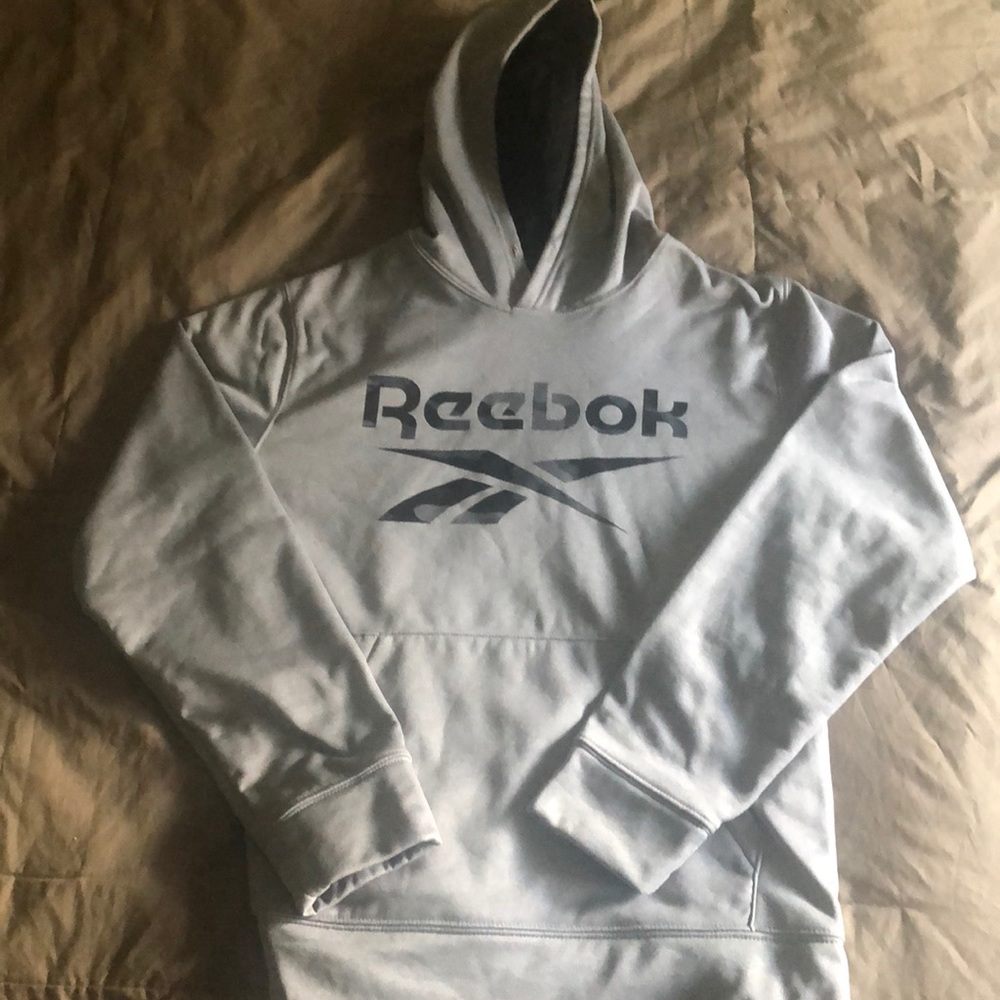 Men’s Grey Reebok Hoodie